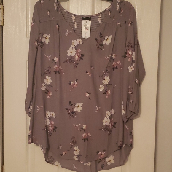 torrid Tops - Torrid cute long sleeve blouse NWT sz 12